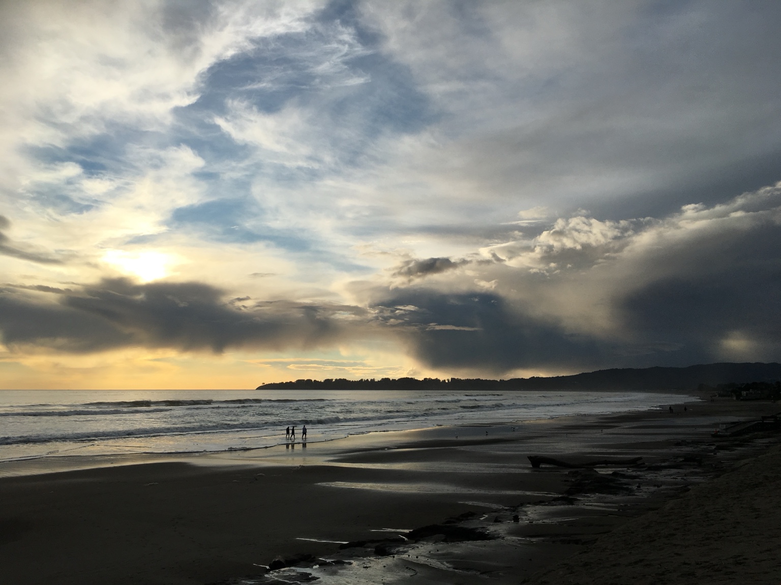 Storm clouds above Stinson Beach